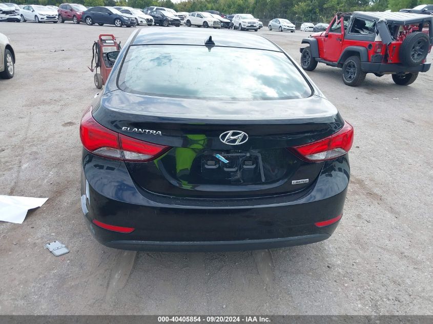 2015 Hyundai Elantra Limited VIN: KMHDH4AE3FU322978 Lot: 40405854