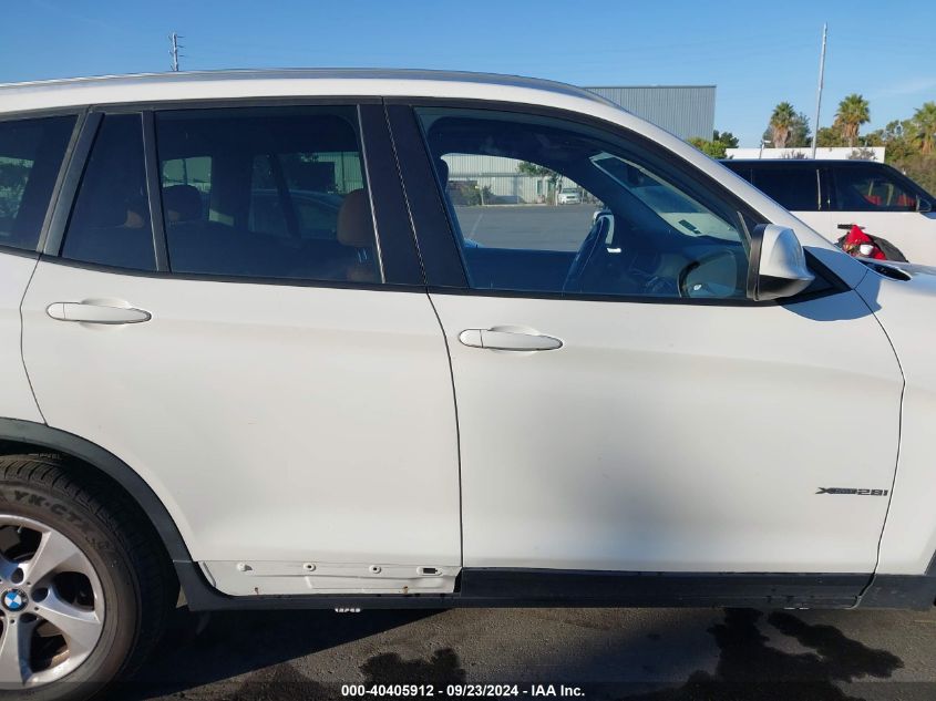 2012 BMW X3 xDrive28I VIN: 5UXWX5C56CL722519 Lot: 40405912