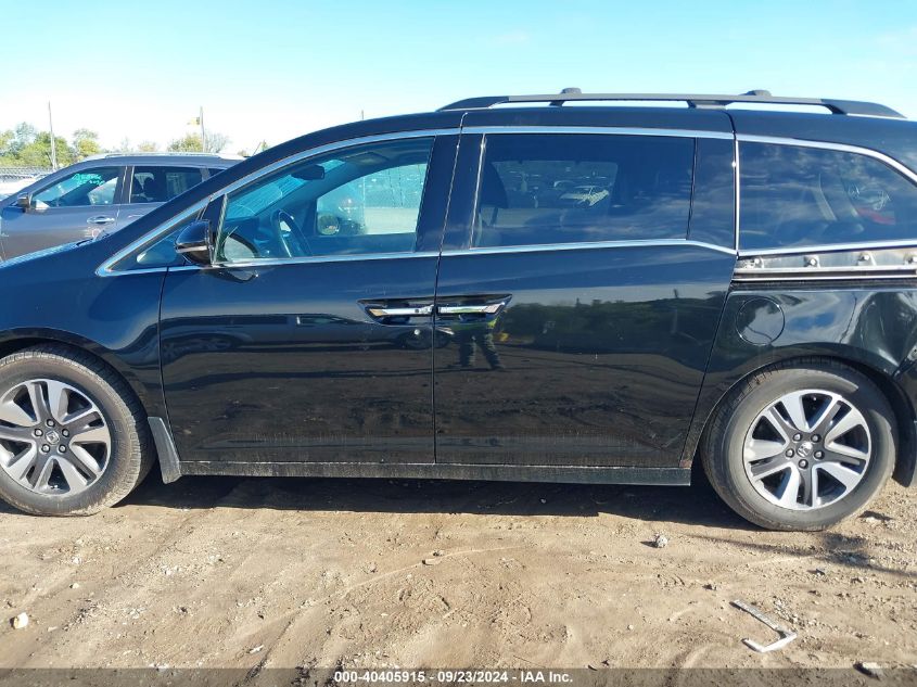 2014 Honda Odyssey Touring/Touring Elite VIN: 5FNRL5H9XEB051772 Lot: 40405915