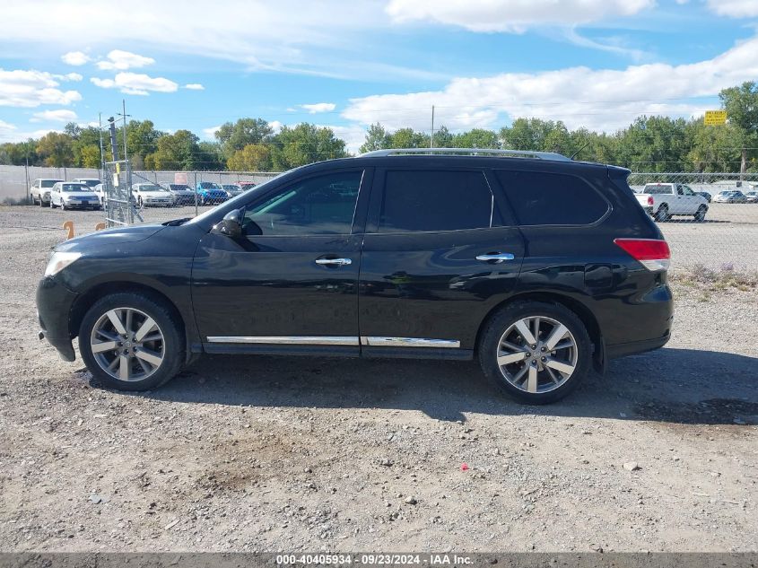 2014 Nissan Pathfinder S/Sv/Sl/Platinum VIN: 5N1AR2MM4EC650535 Lot: 40405934