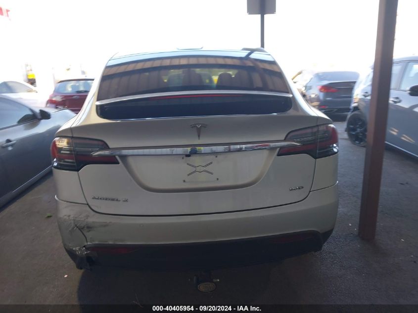 2016 Tesla Model X 60D/70D/75D/90D VIN: 5YJXCAE27GF002250 Lot: 40405954