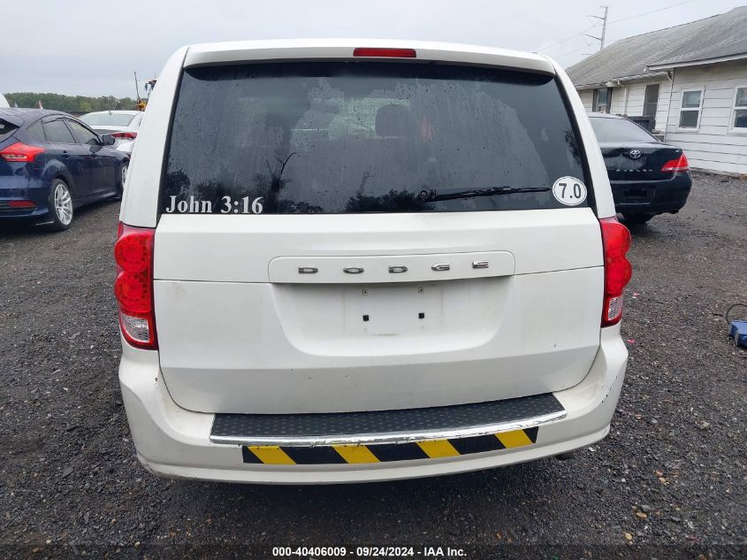 2011 Dodge Grand Caravan C/V VIN: 2D4RN1AG5BR601684 Lot: 40406009