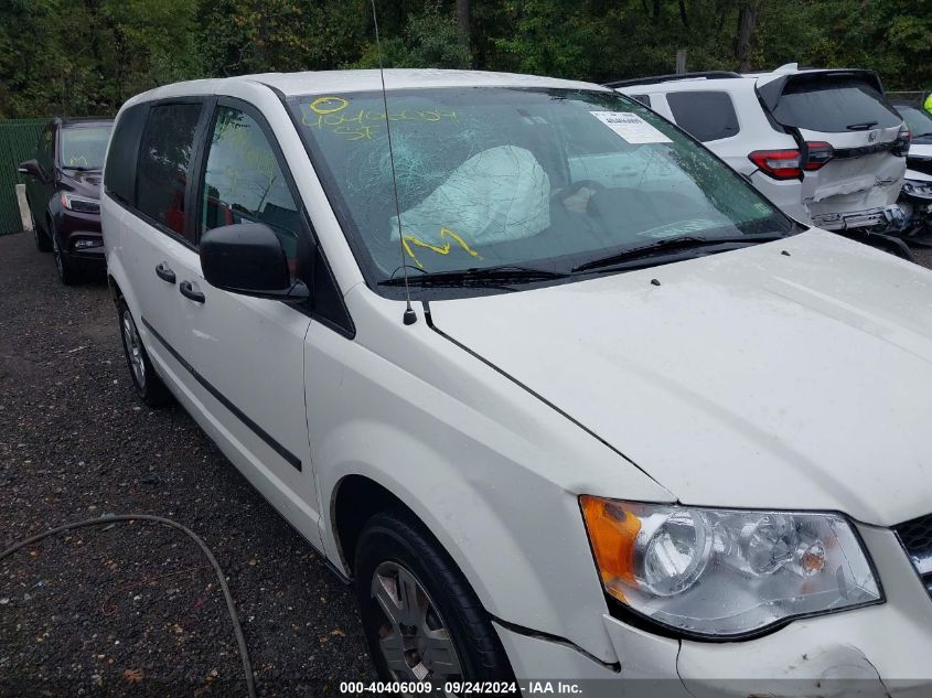 2011 Dodge Grand Caravan C/V VIN: 2D4RN1AG5BR601684 Lot: 40406009