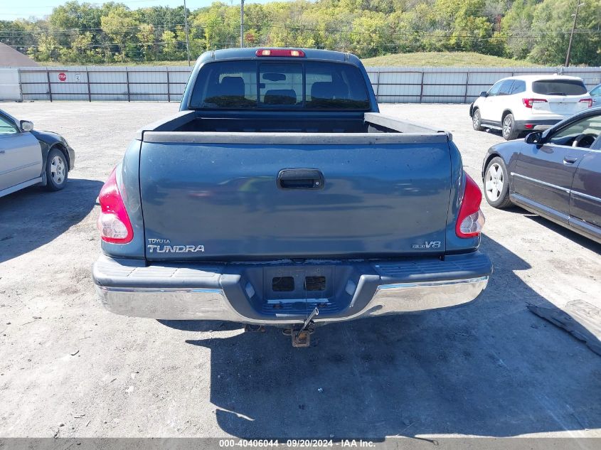 2006 Toyota Tundra Sr5 V8 VIN: 5TBRT341X6S473289 Lot: 40406044