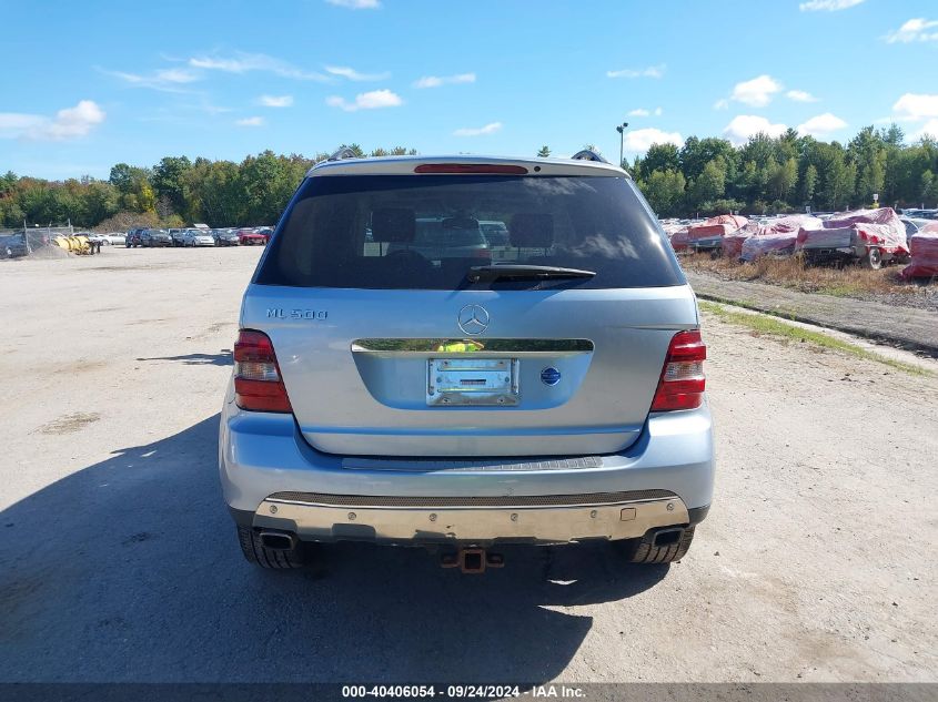 4JGBB75E36A023996 2006 Mercedes-Benz Ml 500 4Matic