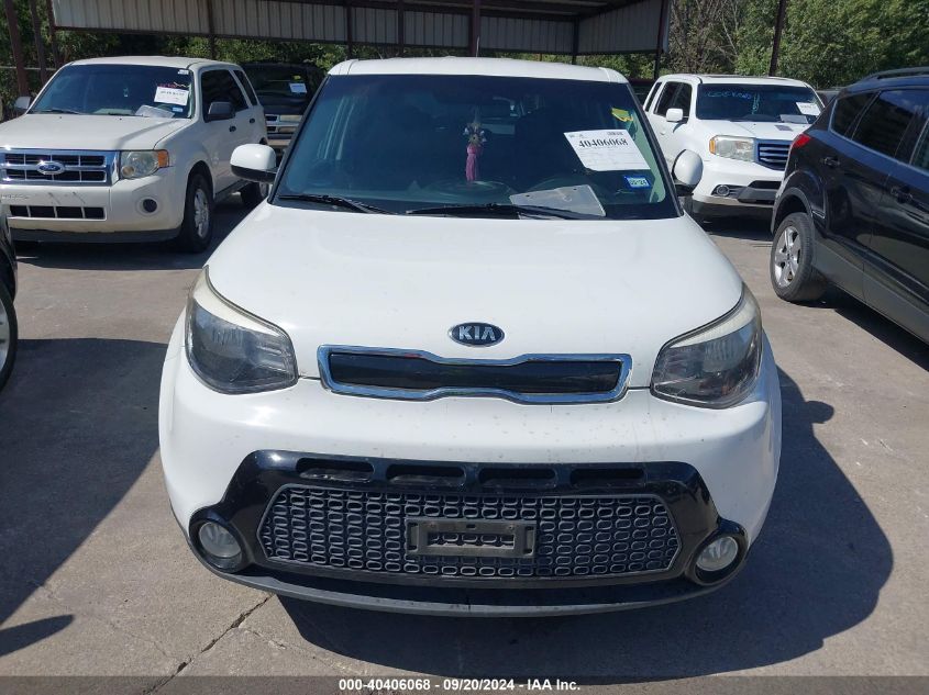 2016 Kia Soul + VIN: KNDJP3A57G7821304 Lot: 40406068