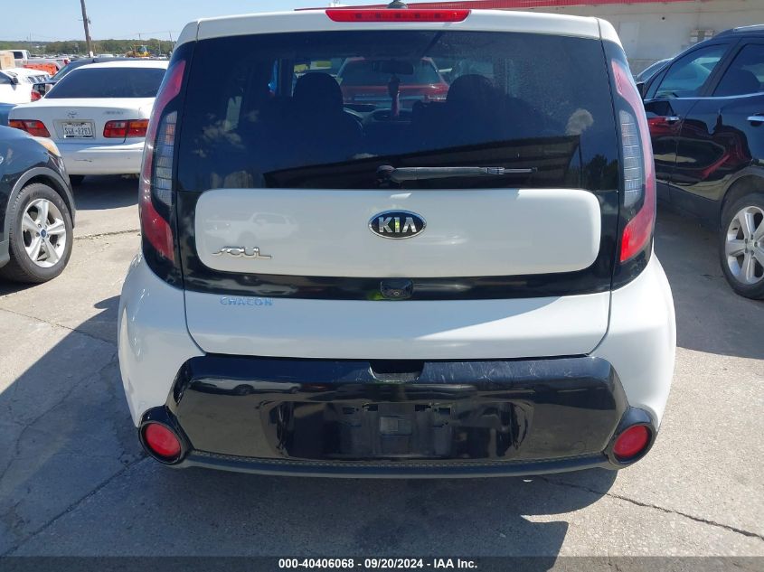 2016 Kia Soul + VIN: KNDJP3A57G7821304 Lot: 40406068