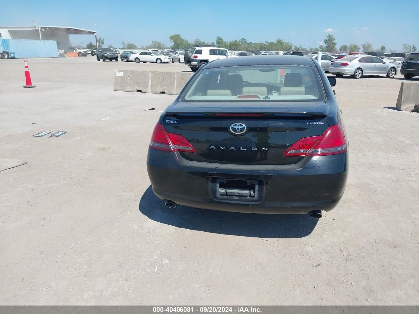 2008 Toyota Avalon Limited VIN: 4T1BK36B98U272186 Lot: 40406081