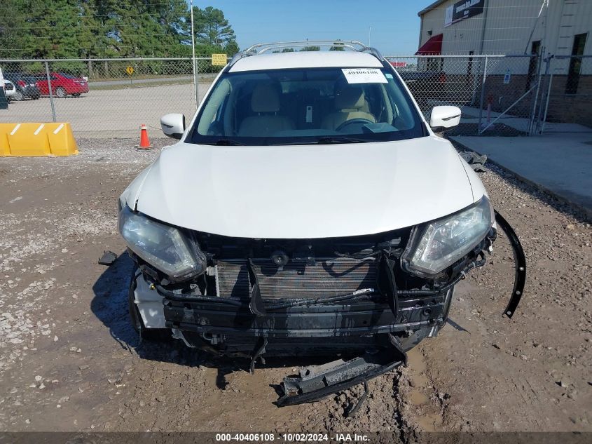 2016 Nissan Rogue Sv VIN: KNMAT2MV0GP612536 Lot: 40406108