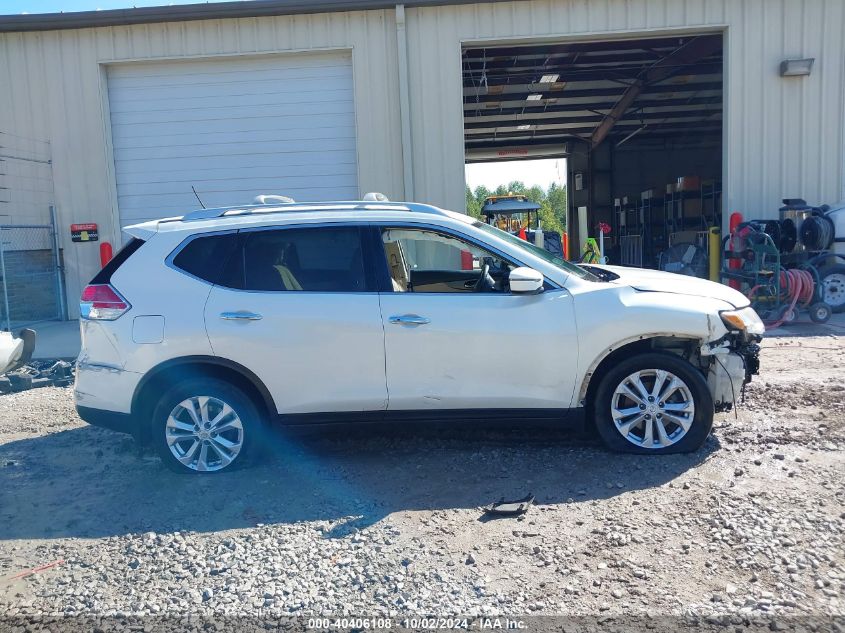 2016 Nissan Rogue Sv VIN: KNMAT2MV0GP612536 Lot: 40406108