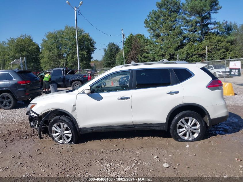 2016 Nissan Rogue Sv VIN: KNMAT2MV0GP612536 Lot: 40406108