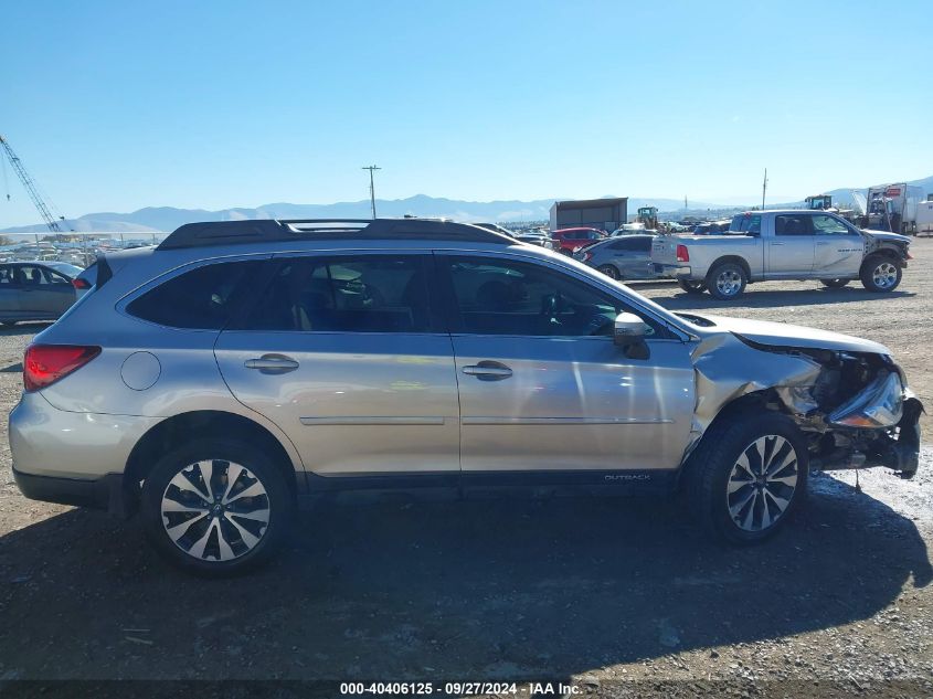 2017 Subaru Outback 2.5I Limited VIN: 4S4BSANC5H3385041 Lot: 40406125