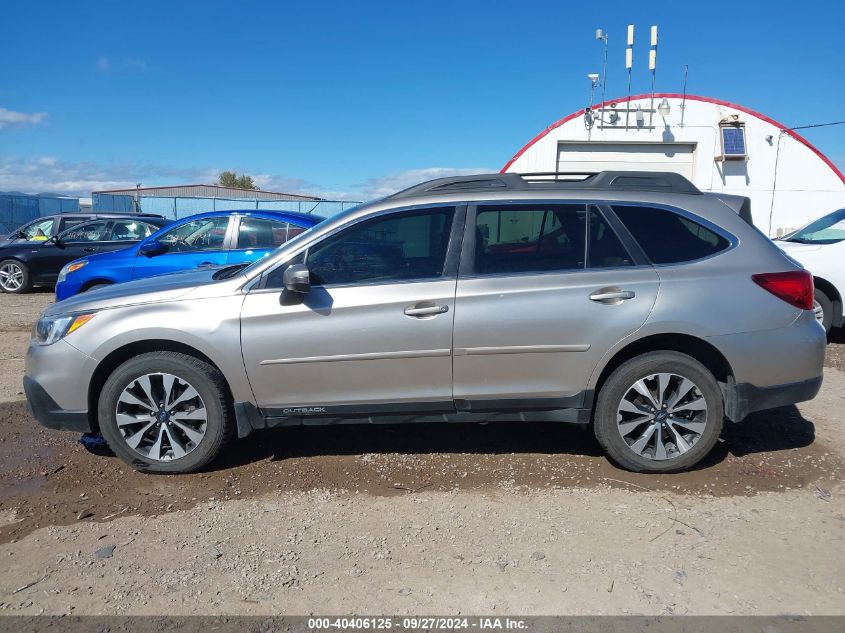 2017 Subaru Outback 2.5I Limited VIN: 4S4BSANC5H3385041 Lot: 40406125