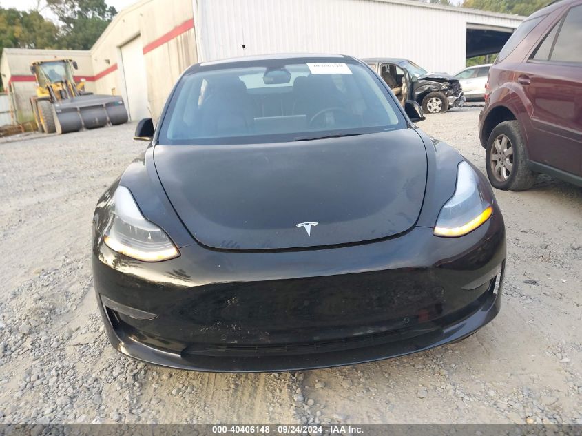 2022 Tesla Model 3 VIN: 5YJ3E1EB5NF186965 Lot: 40406148