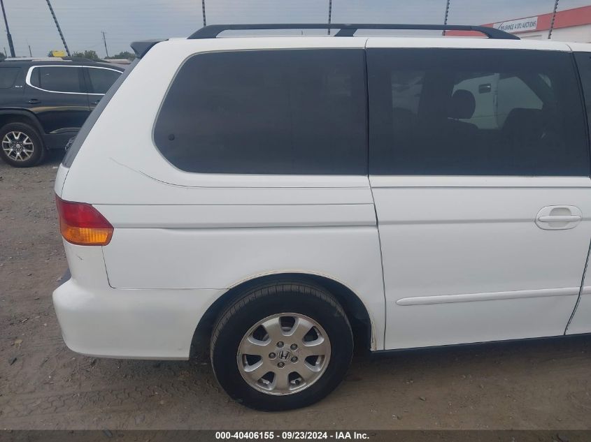 2002 Honda Odyssey Exl VIN: 5FNRL18932B014292 Lot: 40406155