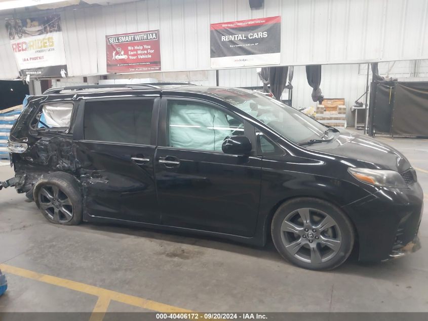 2018 Toyota Sienna Se Premium 8 Passenger VIN: 5TDXZ3DC4JS961449 Lot: 40406172