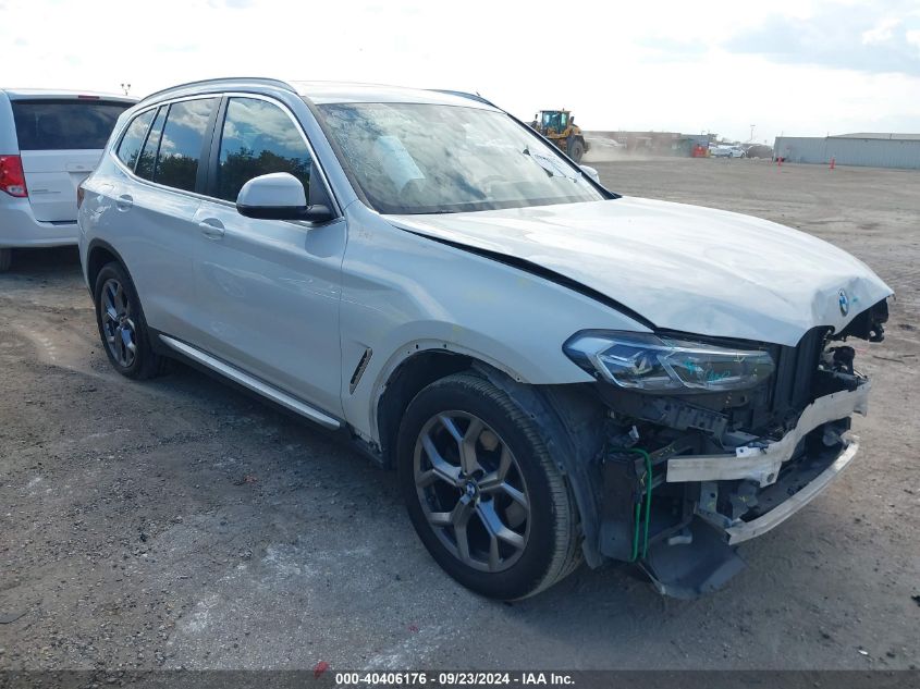 2022 BMW X3 SDRIVE30I - 5UX43DP09N9K82369