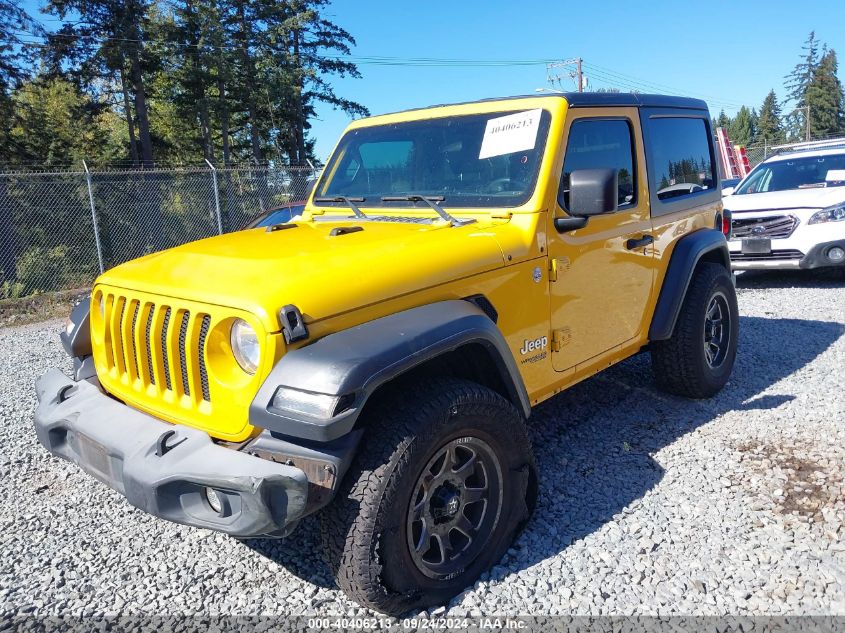 1C4GJXAG8KW552300 2019 Jeep Wrangler Sport S 4X4