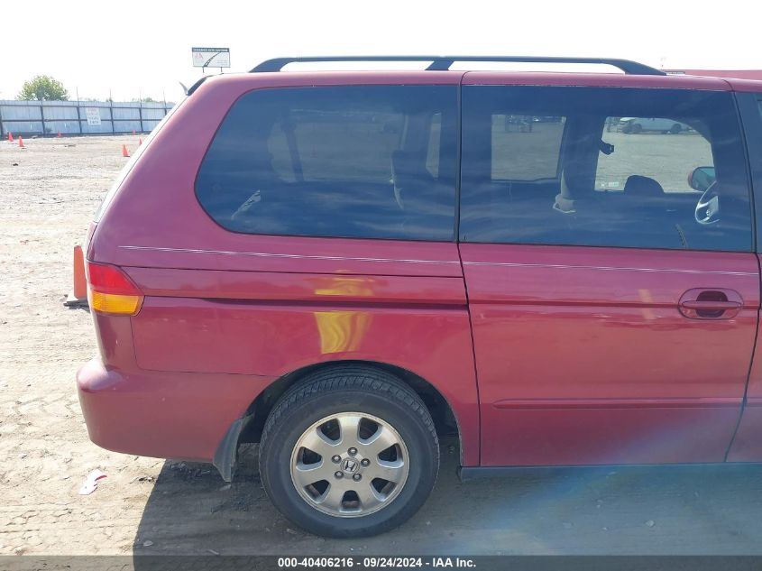 2003 Honda Odyssey Ex VIN: 5FNRL18683B012464 Lot: 40406216