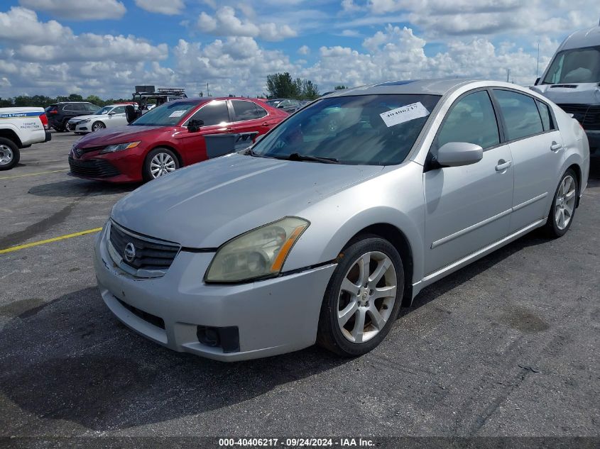 2008 Nissan Maxima Se/Sl VIN: 1N4BA41E98C837353 Lot: 40406217