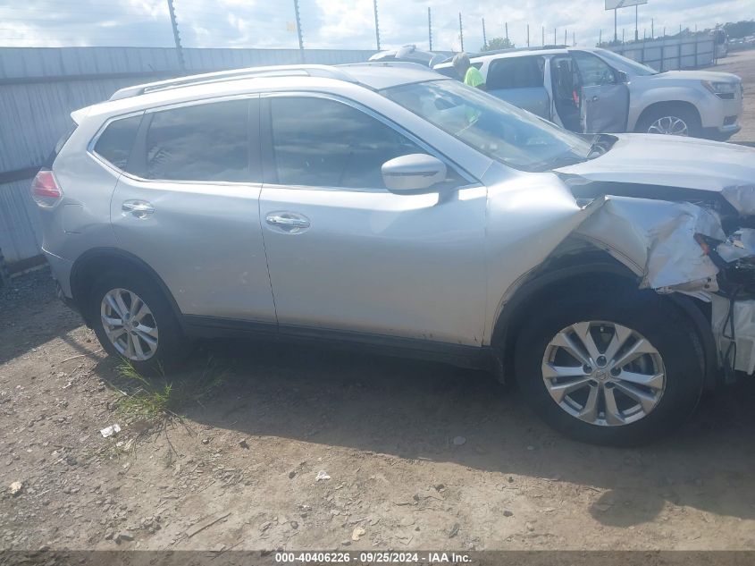 2016 Nissan Rogue Sv VIN: KNMAT2MT5GP694567 Lot: 40406226