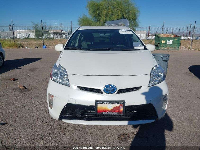 2013 Toyota Prius Three VIN: JTDKN3DU5D5642540 Lot: 40406295