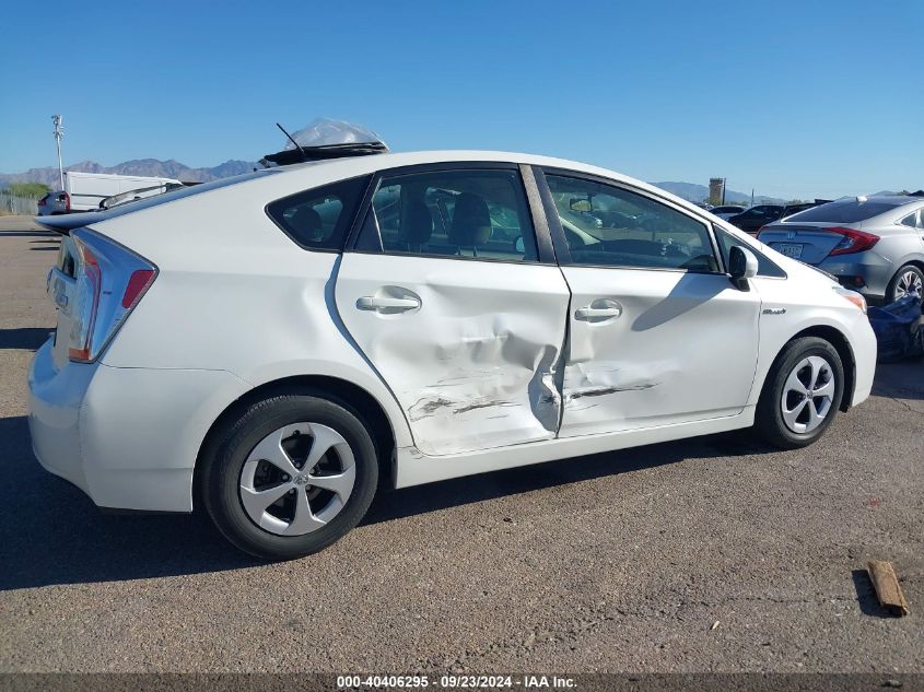 2013 Toyota Prius Three VIN: JTDKN3DU5D5642540 Lot: 40406295