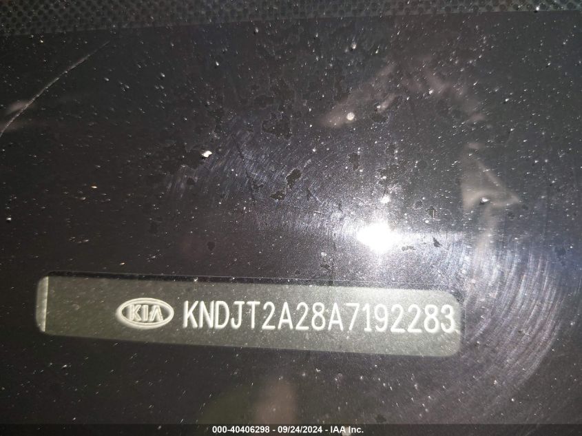 KNDJT2A28A7192283 2010 Kia Soul +