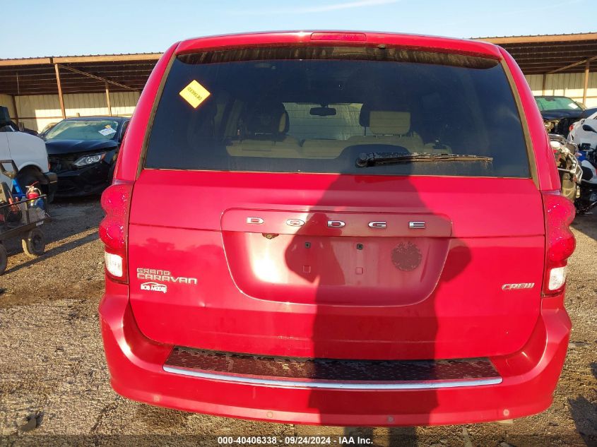 2C4RDGDGXCR367297 2012 Dodge Grand Caravan Crew