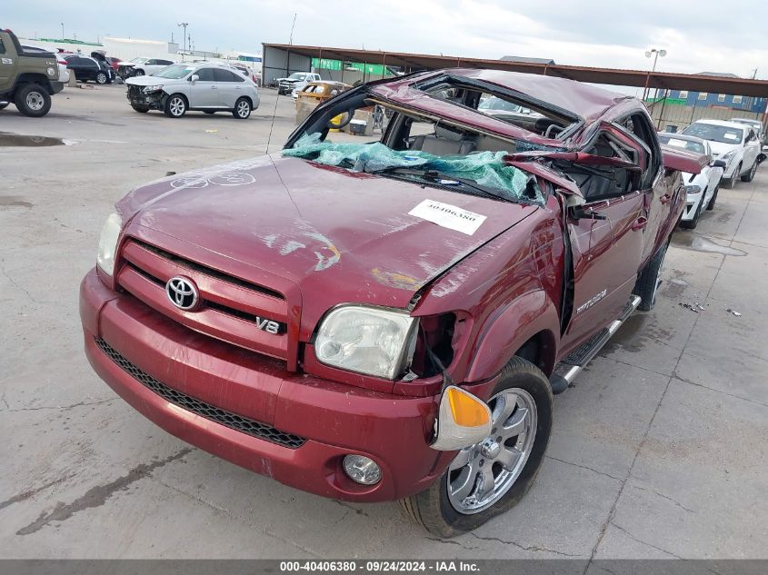 2005 Toyota Tundra Limited V8 VIN: 5TBET38115S480185 Lot: 40406380