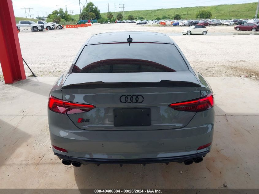 2019 Audi S5 3.0T Premium VIN: WAUP4AF59KA086138 Lot: 40406384