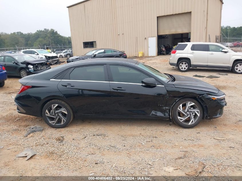 2024 Hyundai Elantra Sel VIN: KMHLS4DG6RU688772 Lot: 40406402