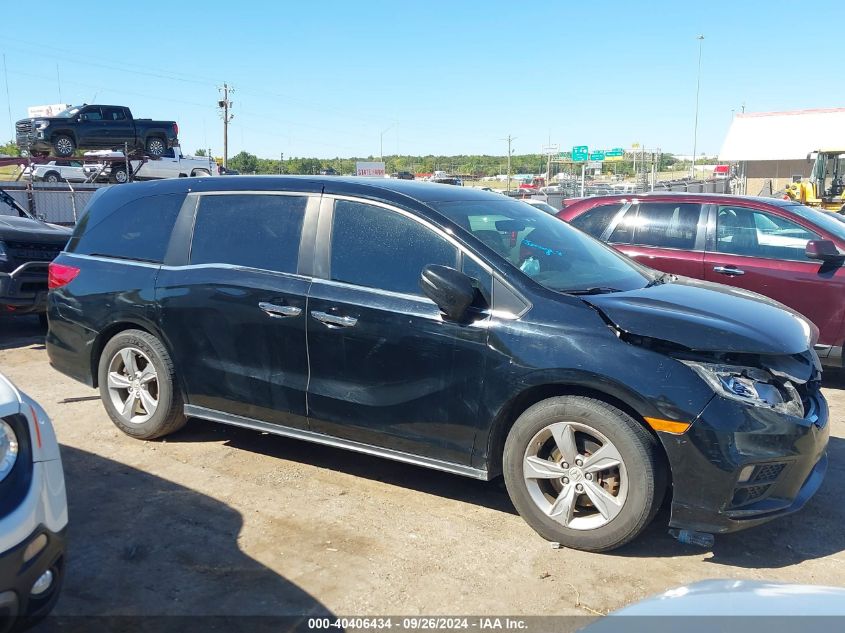 2018 Honda Odyssey Ex-L VIN: 5FNRL6H79JB076242 Lot: 40406434