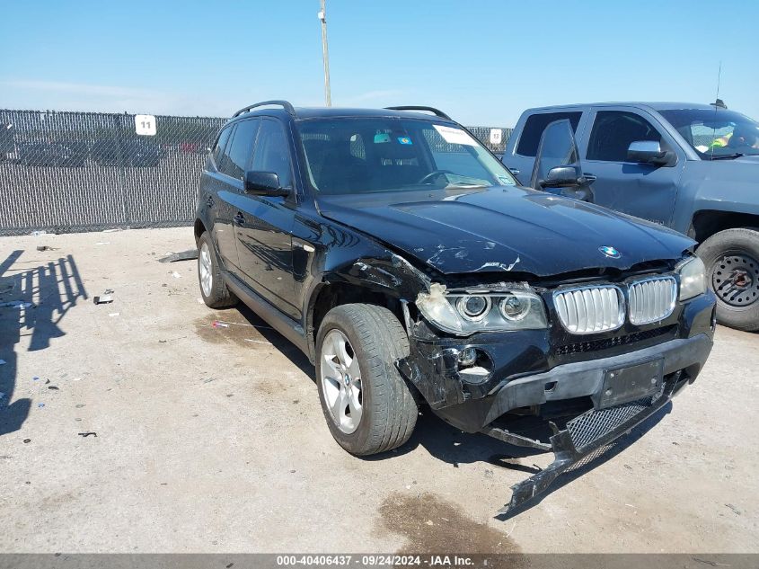 2008 BMW X3 3.0Si VIN: WBXPC93488WJ15367 Lot: 40406437