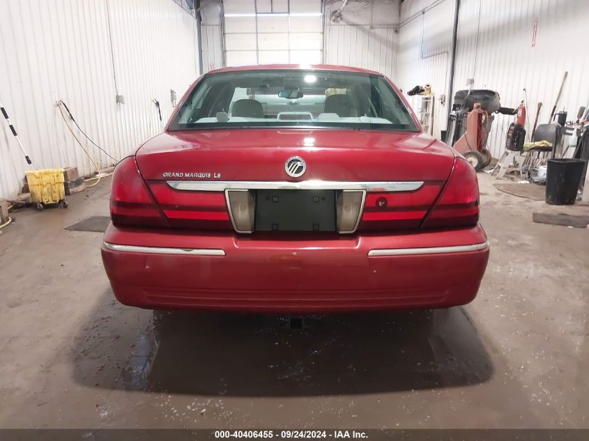 2003 Mercury Grand Marquis Ls VIN: 2MEFM75W33X700099 Lot: 40406455