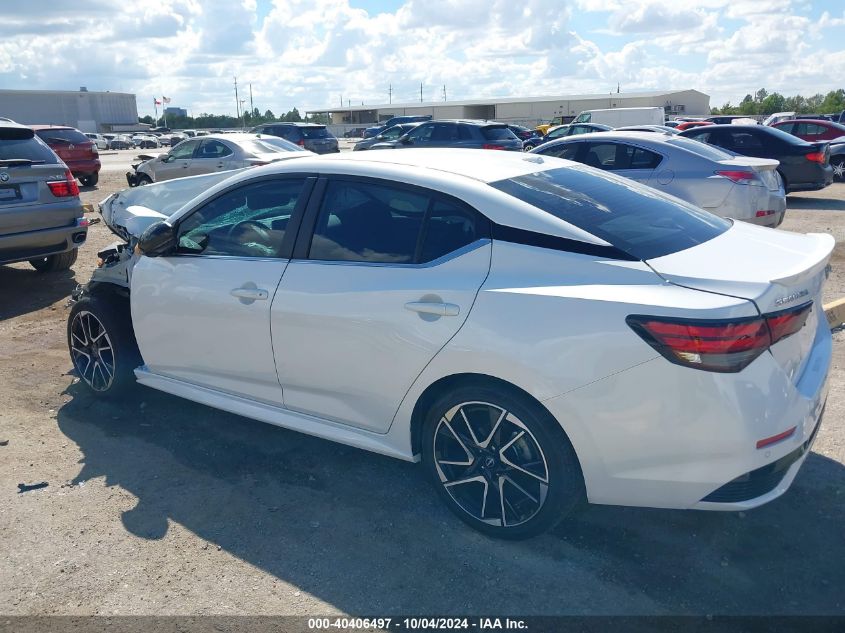 2024 Nissan Sentra Sr Xtronic Cvt VIN: 3N1AB8DV2RY283056 Lot: 40406497