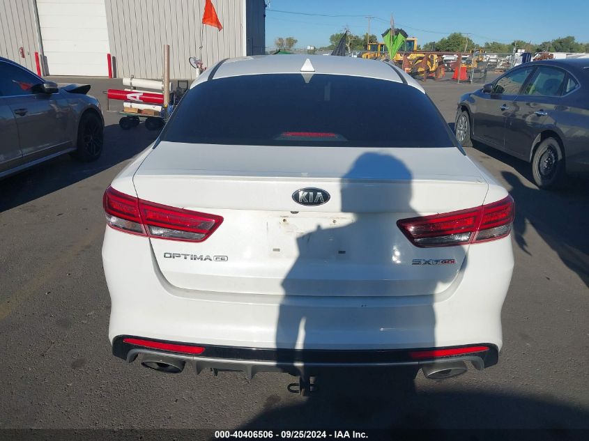 2016 Kia Optima Sx Turbo VIN: 5XXGW4L27GG049979 Lot: 40406506