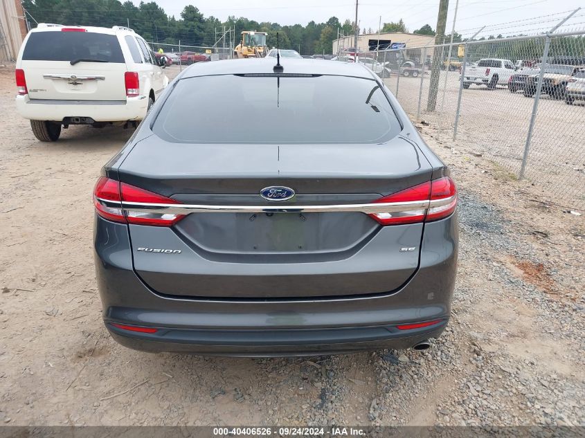 2017 Ford Fusion Se VIN: 3FA6P0H7XHR345920 Lot: 40406526