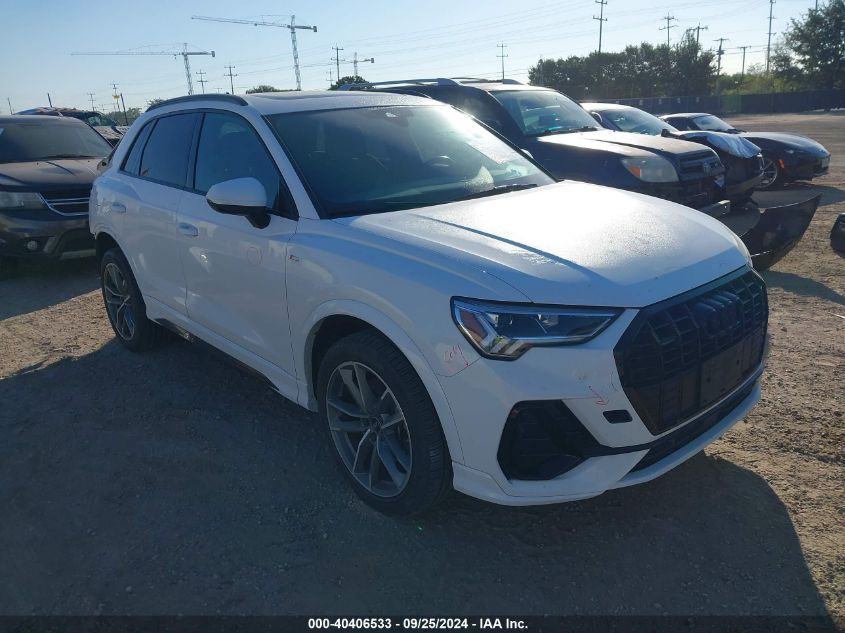 2022 AUDI Q3 PREMIUM PLUS 45 TFSI S LINE QUATTRO TIPTRONIC - WA1EECF33N1033399