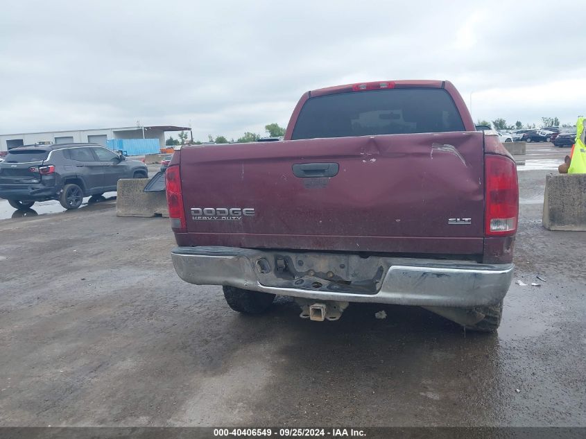 2003 Dodge Ram 3500 St/Slt VIN: 3D7LA38CX3G842456 Lot: 40406549