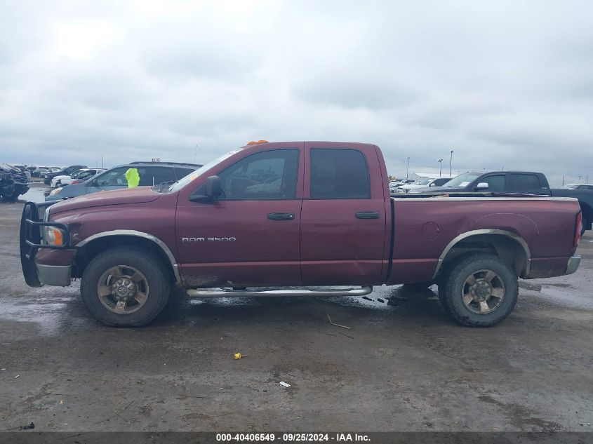 2003 Dodge Ram 3500 St/Slt VIN: 3D7LA38CX3G842456 Lot: 40406549