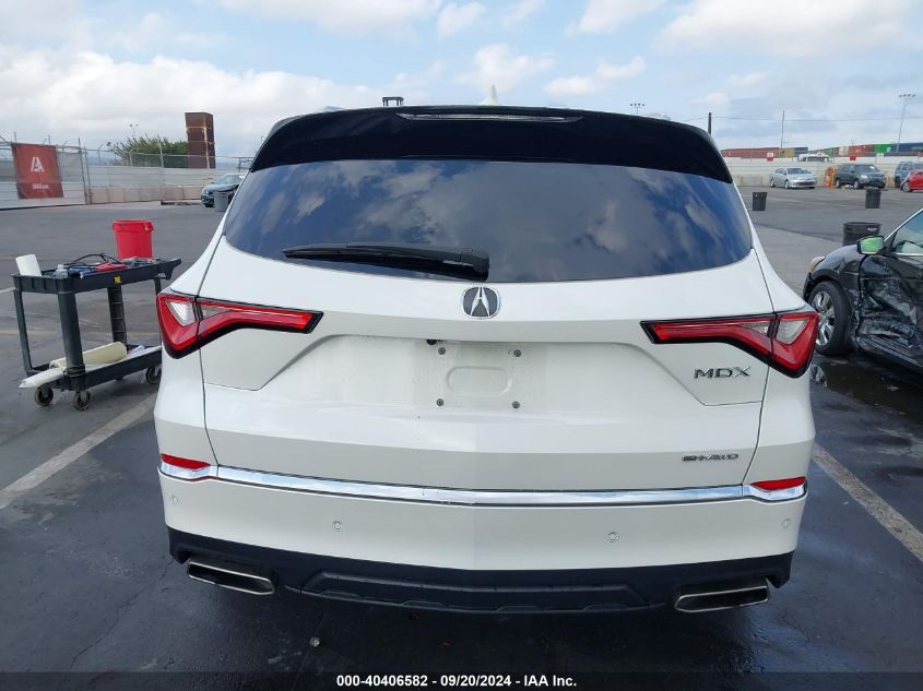 2022 Acura Mdx Advance Package VIN: 00000000000028407 Lot: 40406582