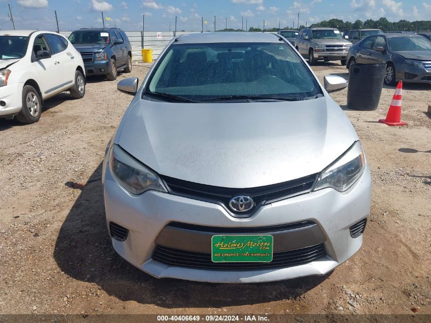 2016 Toyota Corolla Le VIN: 5YFBURHE1GP480096 Lot: 40406649