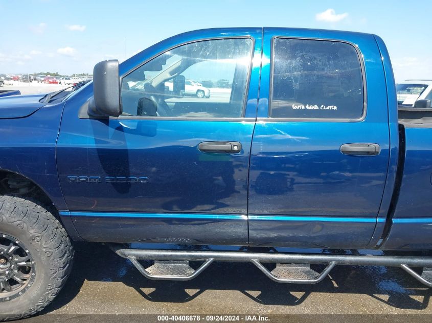 2003 Dodge Ram 2500 Slt/Laramie/St VIN: 3D7KU28C23G702964 Lot: 40406678