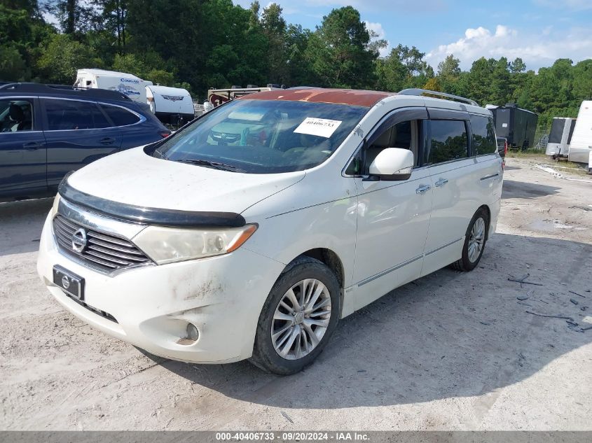 2011 Nissan Quest Sl VIN: JN8AE2KP5B9013034 Lot: 40406733