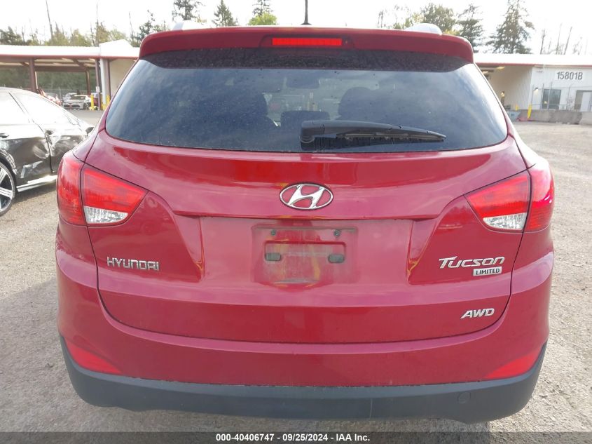 2013 Hyundai Tucson Limited VIN: KM8JUCAC9DU755886 Lot: 40406747