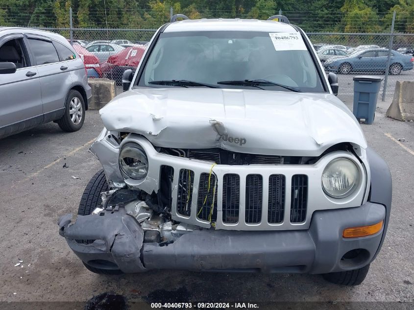 2004 Jeep Liberty Sport VIN: 1J4GL48KX4W126821 Lot: 40406793