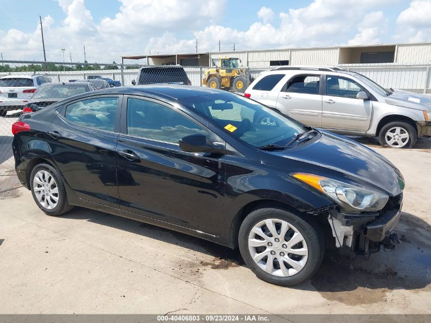 2013 Hyundai Elantra Gls VIN: 5NPDH4AE0DH161730 Lot: 40406803