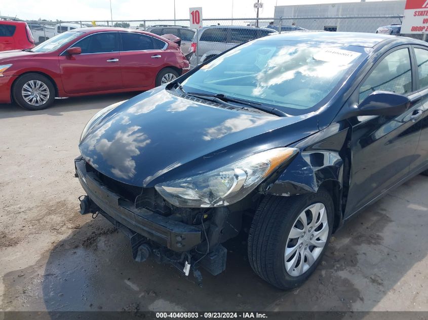 2013 Hyundai Elantra Gls VIN: 5NPDH4AE0DH161730 Lot: 40406803