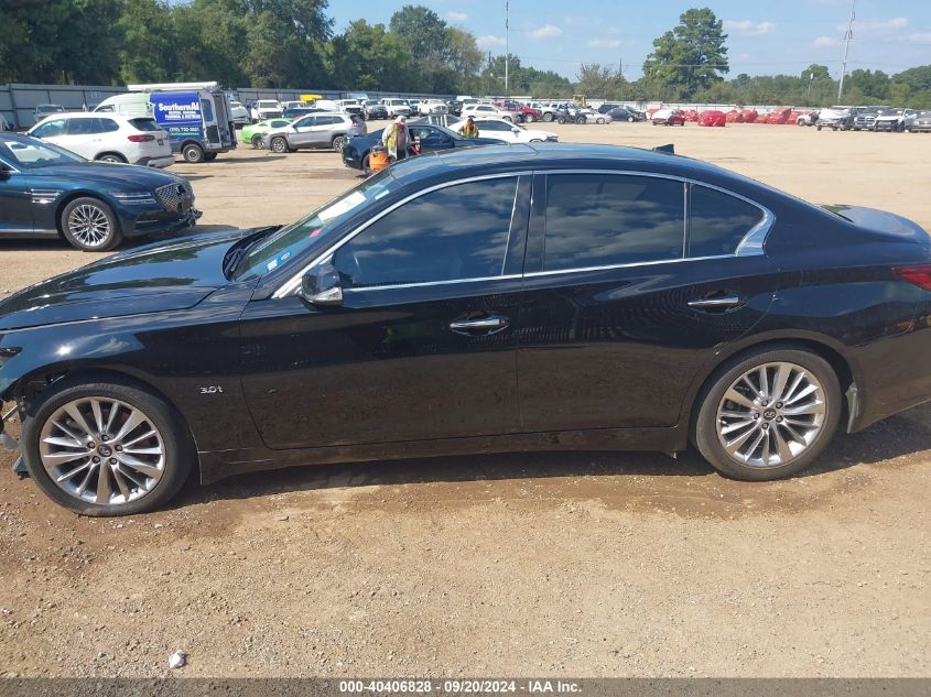 2019 Infiniti Q50 3.0T Luxe VIN: JN1EV7AP6KM518639 Lot: 40406828